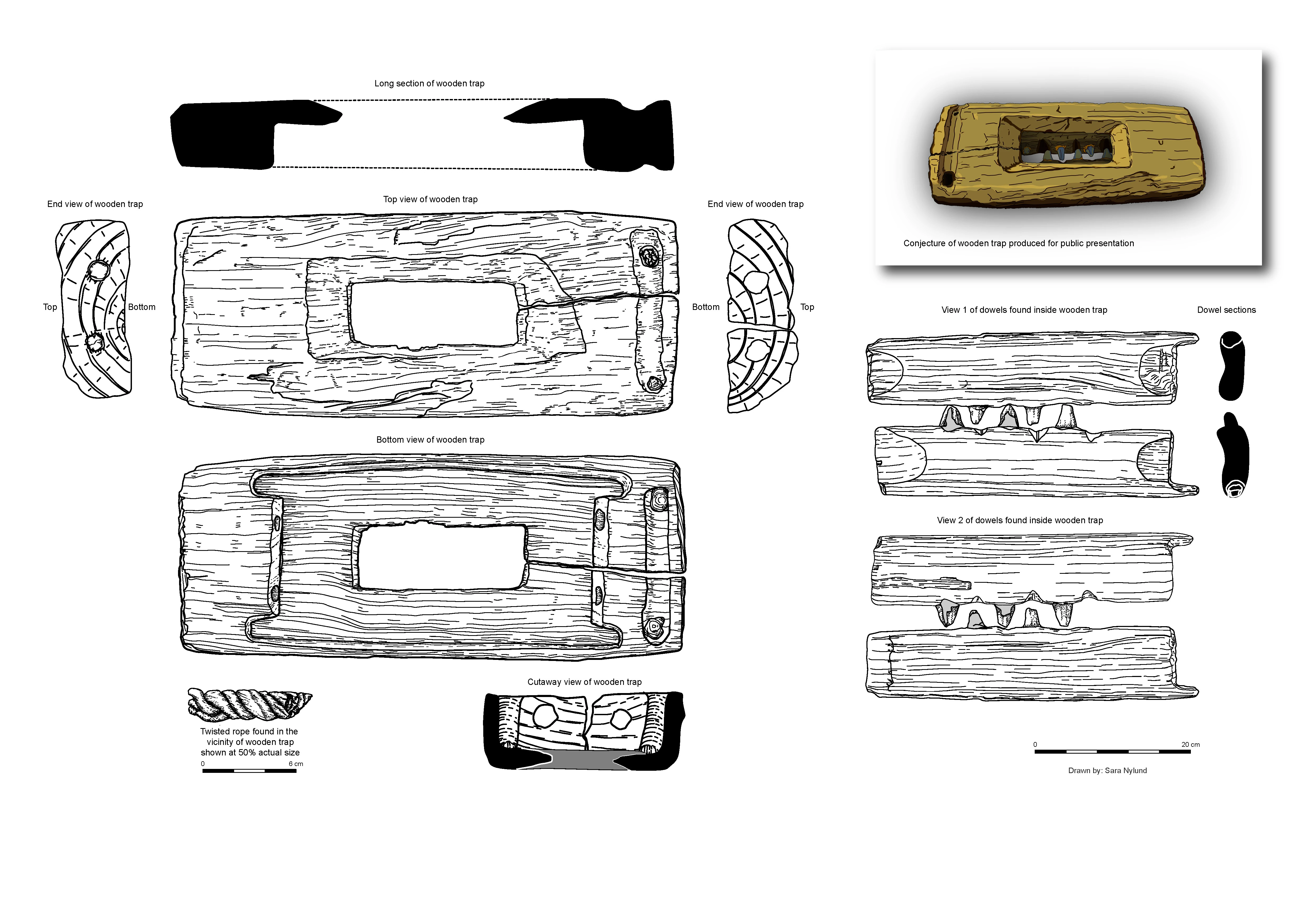 Illustration of the Tread Trap and its component parts