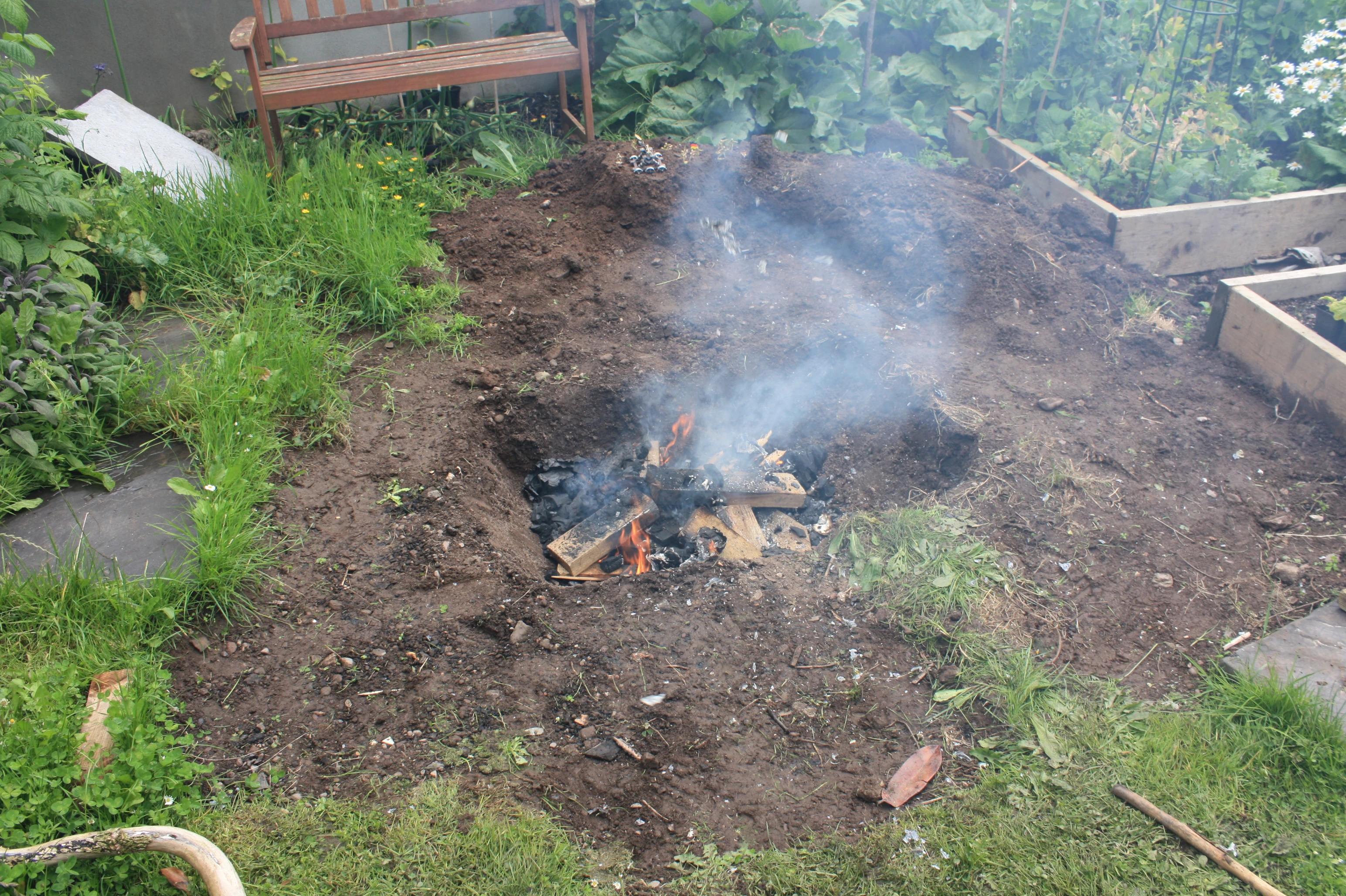 Stage 2: Light a fire in the pit