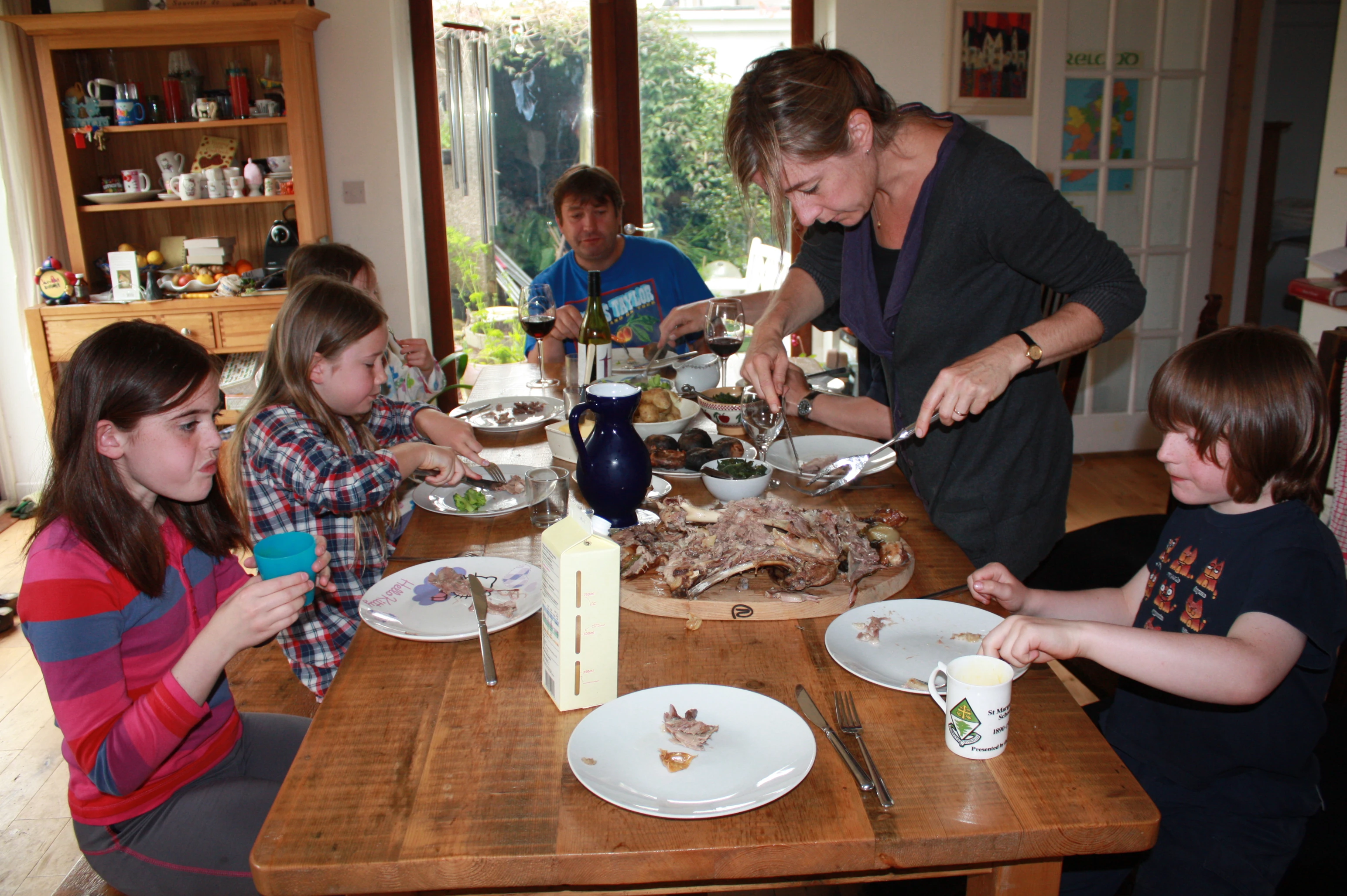 Stage 13: Feasting – the meat was succulent and fell from the bone