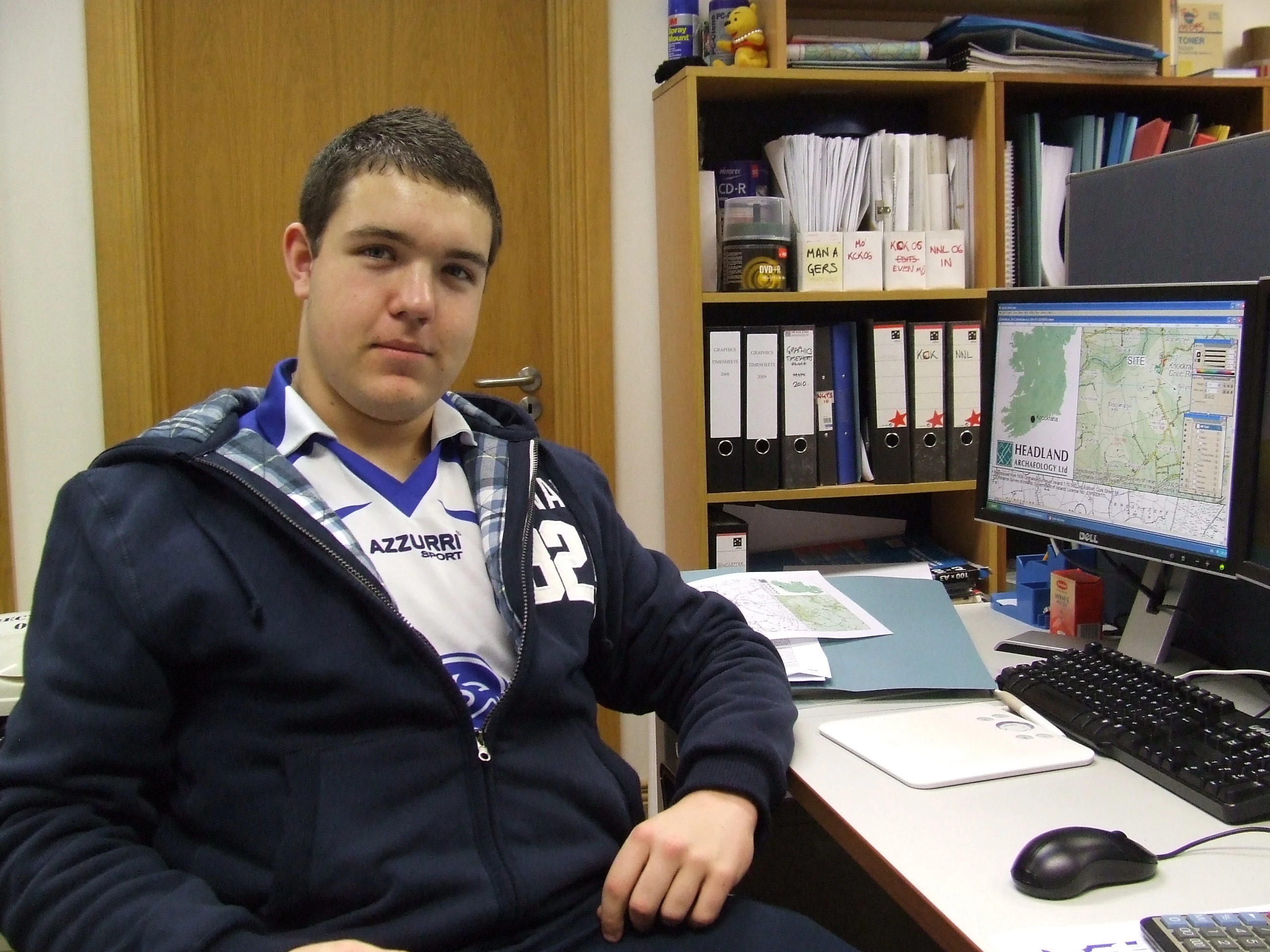 Conchuir Hornibrook of Coláiste an Phiarsaigh, Glanmire, Co. Cork; one of Rubicon's 2011 Transition Year Students