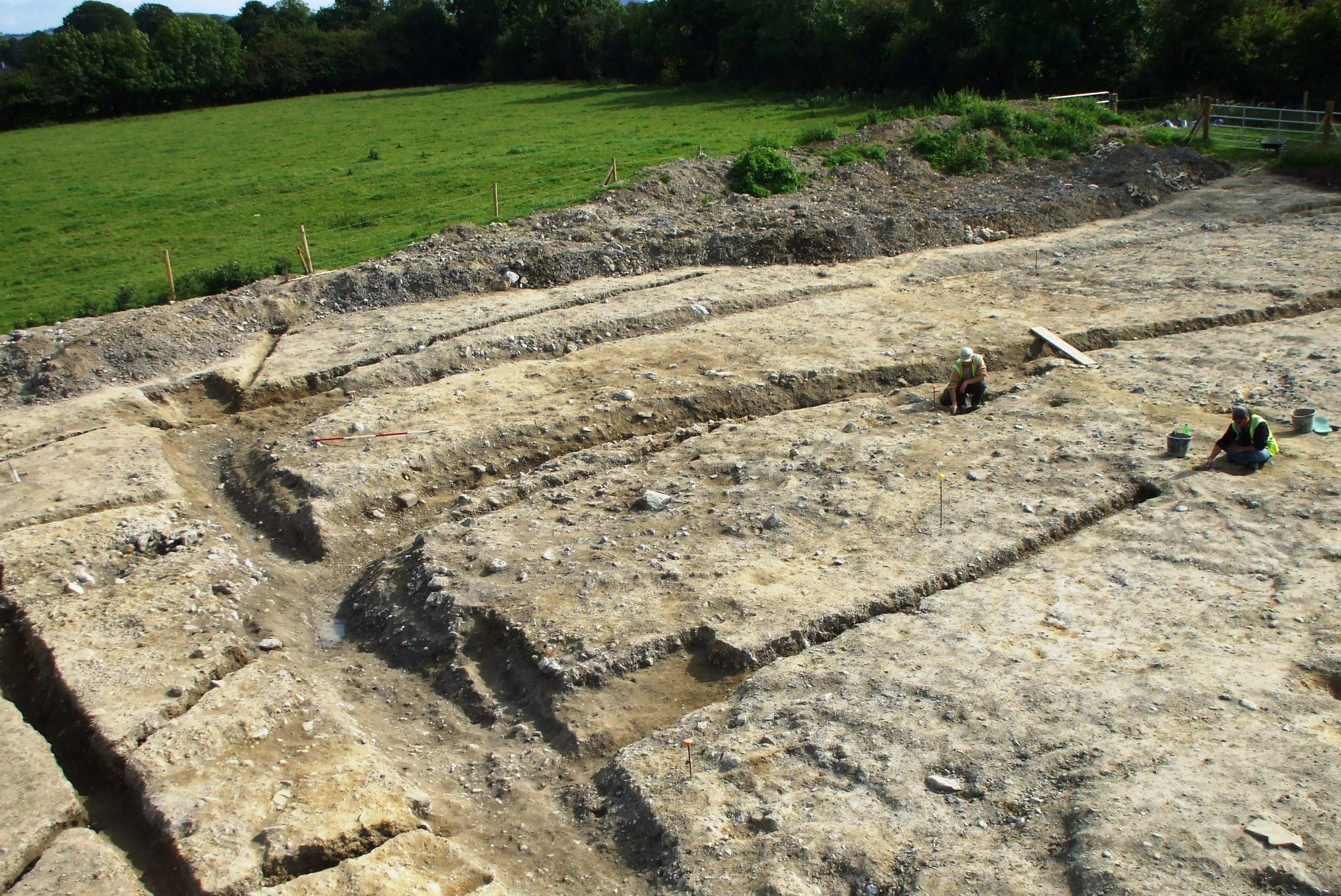 Building Compound 1, under excavation