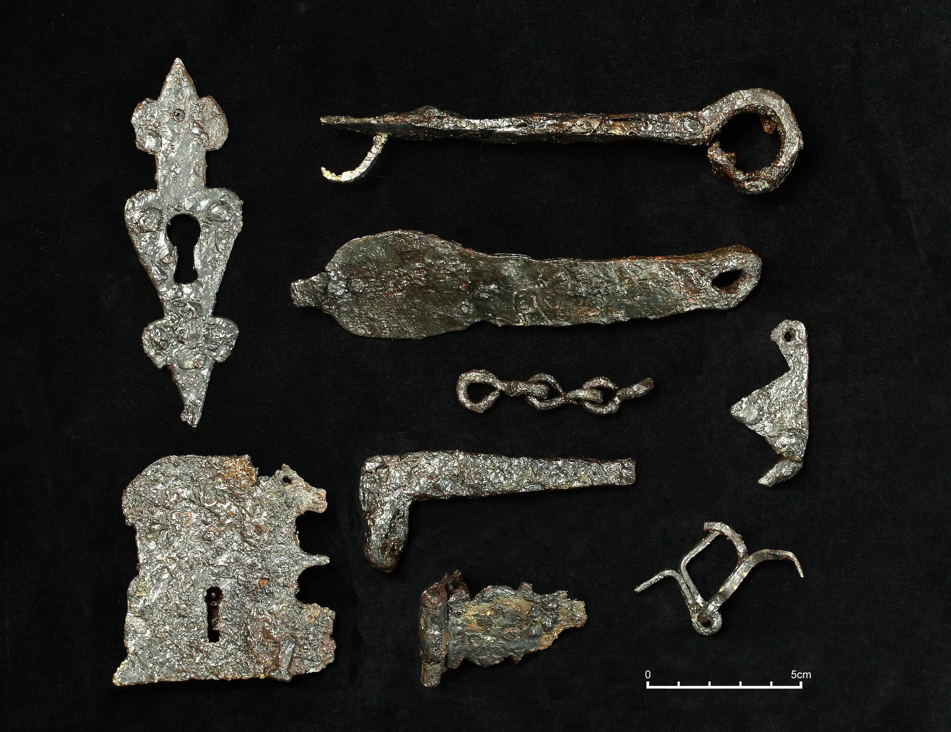 Iron artefact assemblage, post-medieval, Castledonovan, Co. Cork