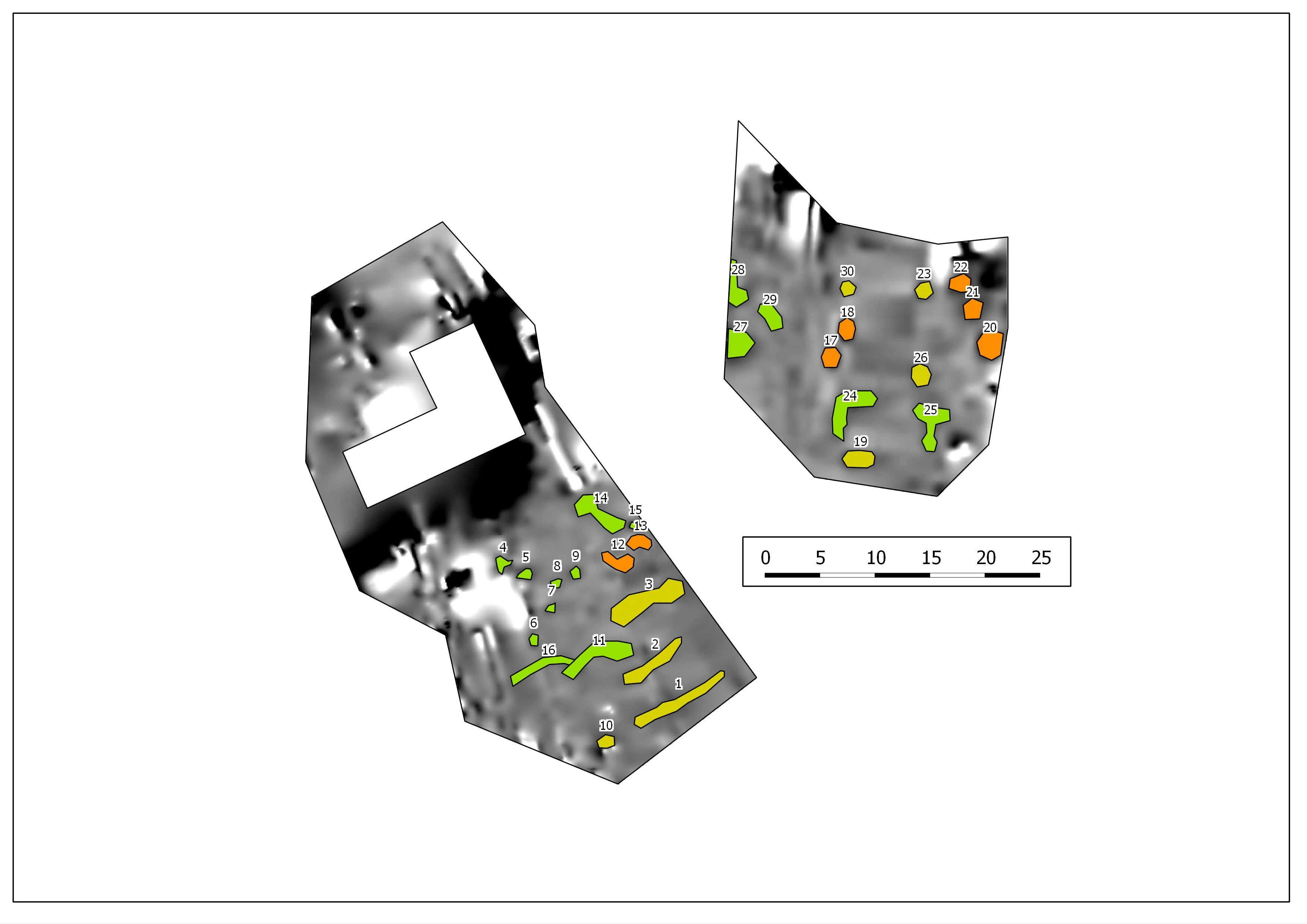 Rubicon's initial survey data from Logie Old Church