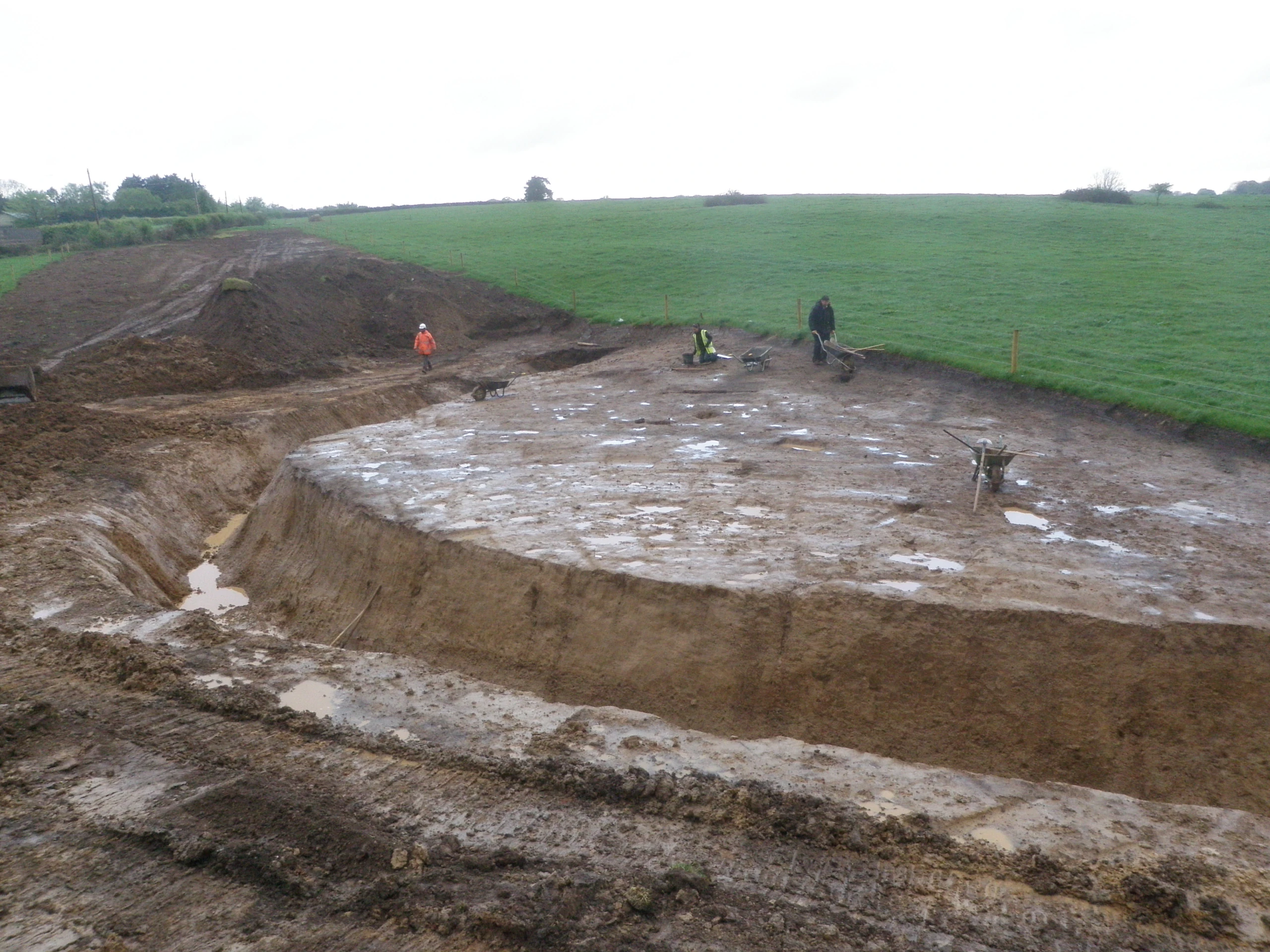 The fully excavated annex ditch