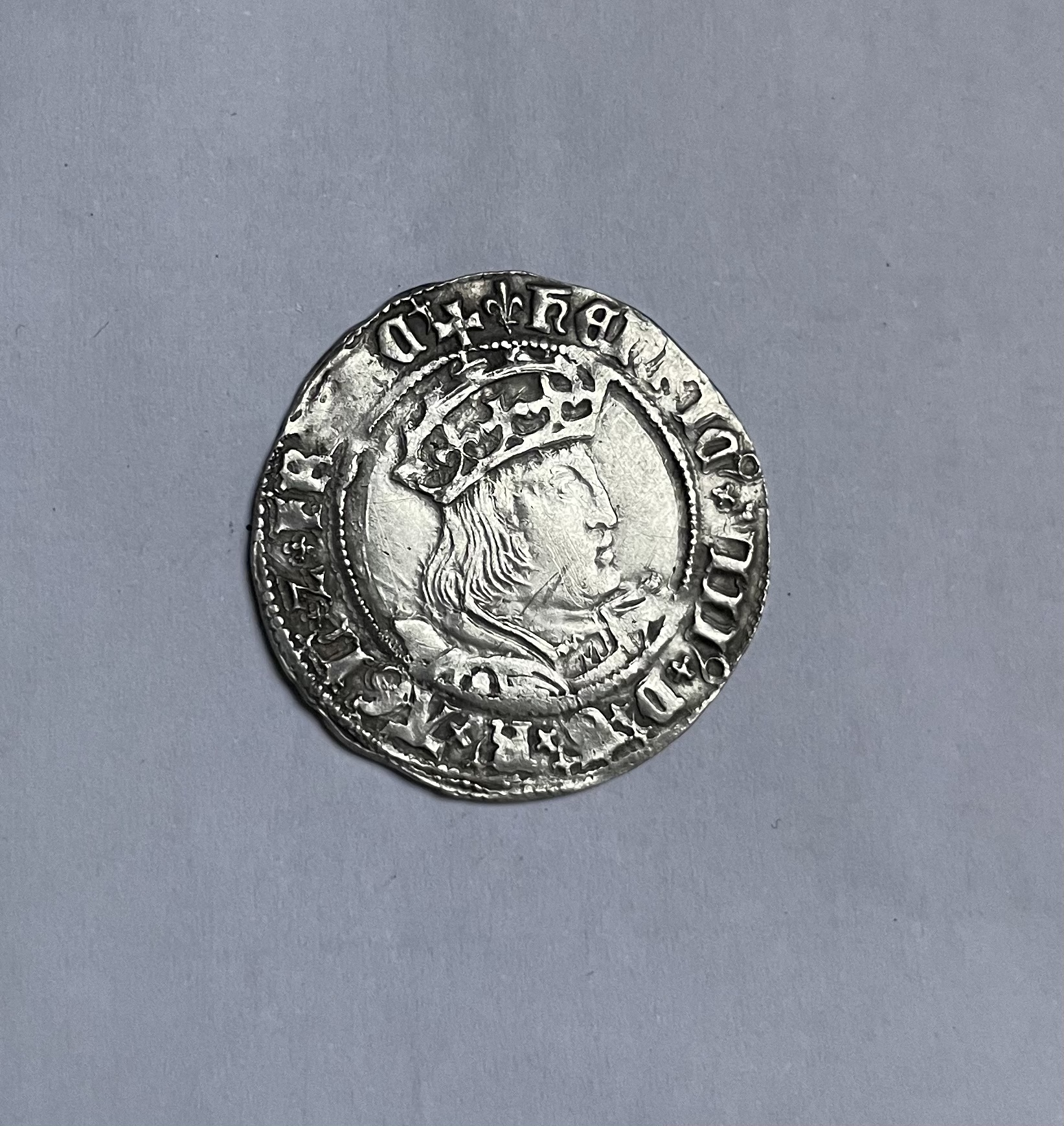 Coin depicting King Henry the 8th