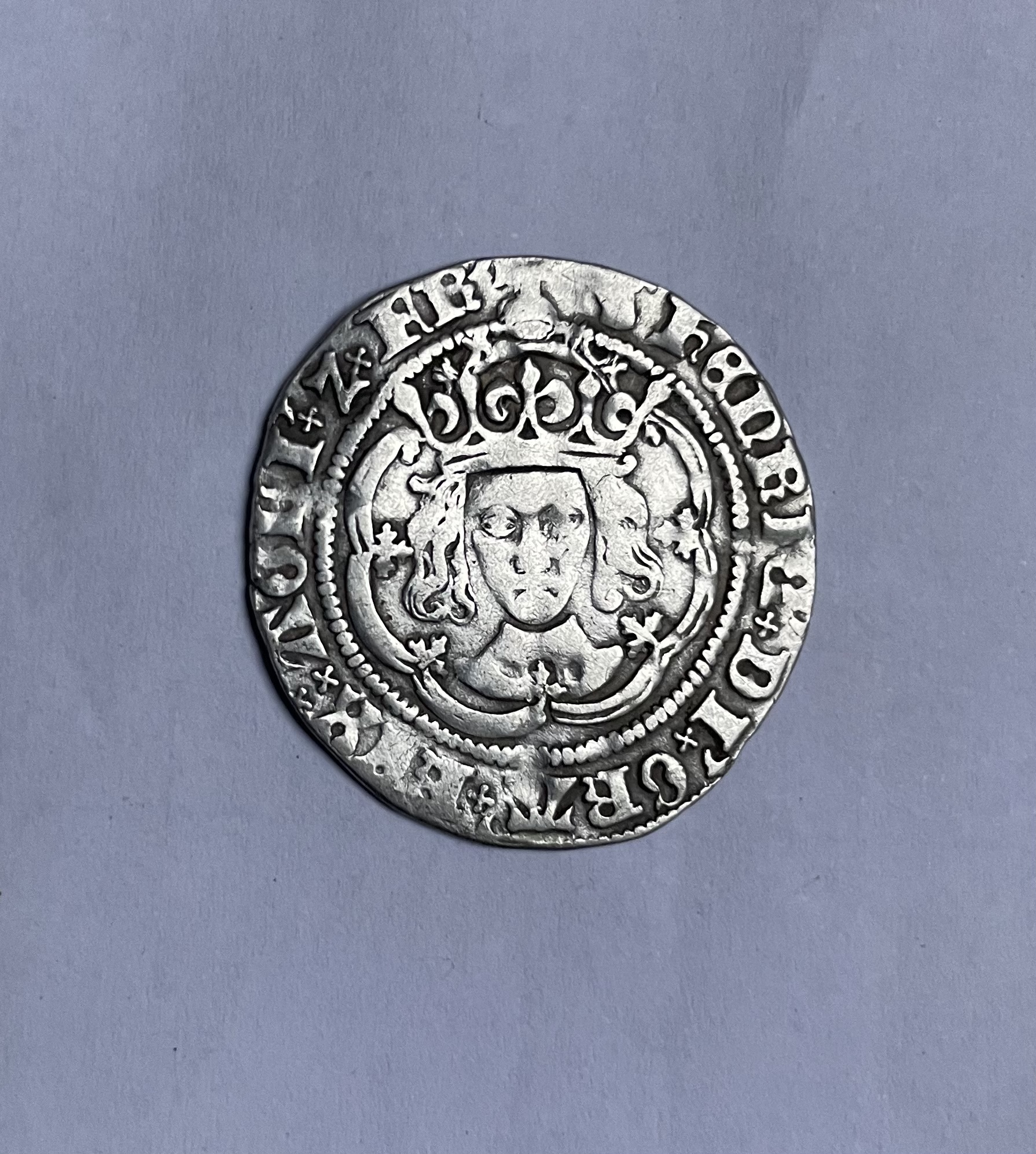 Coin depicting King Henry the 8th
