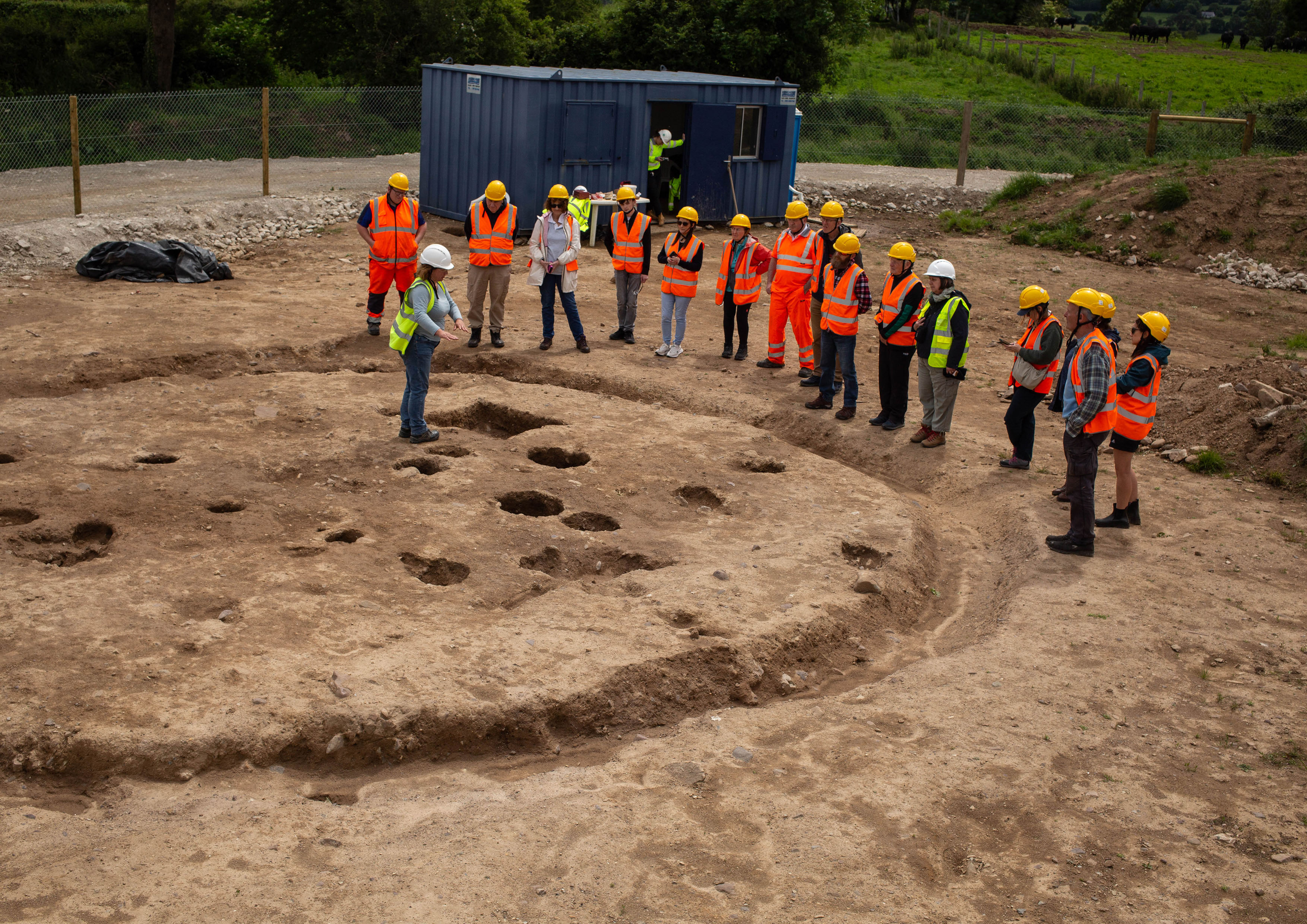 Waterford County Museum members visiting the Cappagh excavation